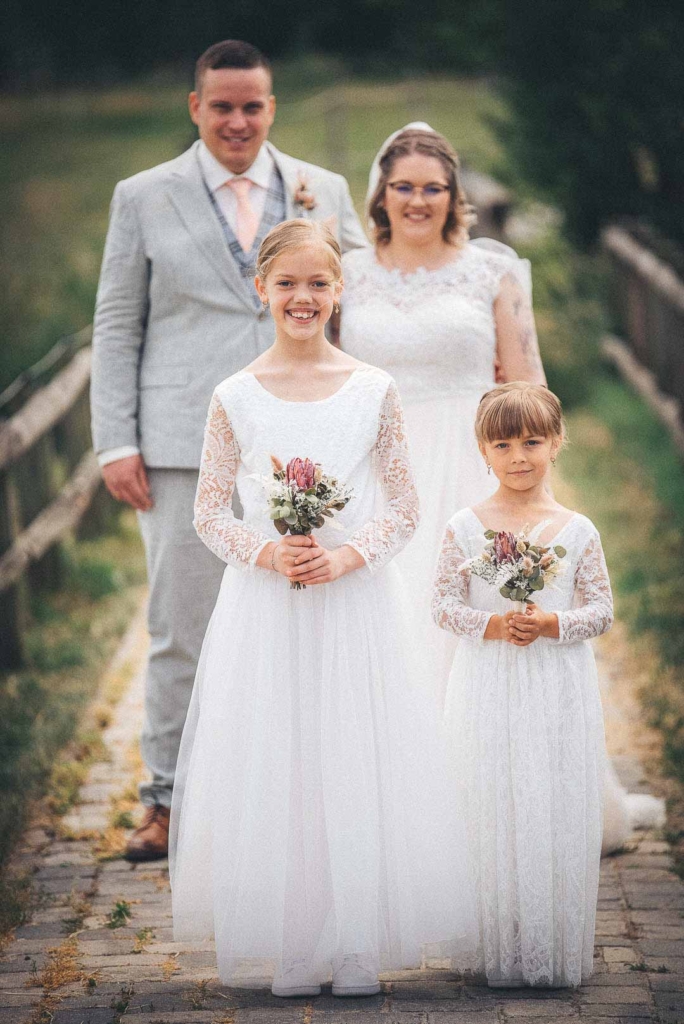 Familienfoto bei einer Hochzeit in Wolfsburg